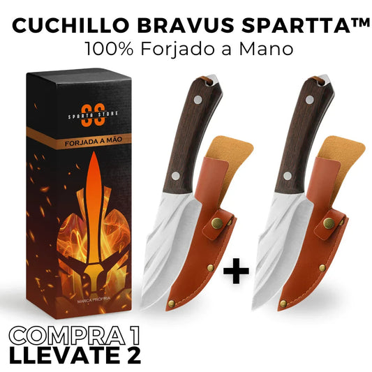 [COMPRA 1 , LLEVATE 2] CUCHILLO BRAVUS SPARTTA™ • 100% FORJADO A MANO